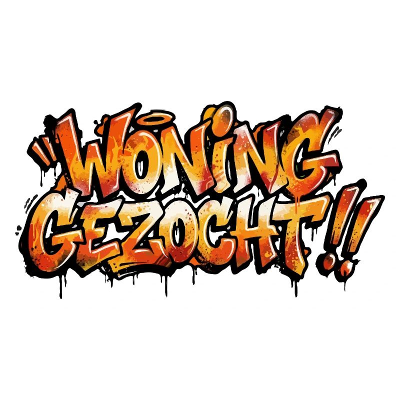 Graffiti-Text von Eigentum gesucht