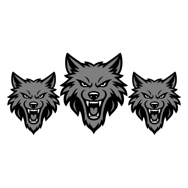 Meute d’équipe de loups