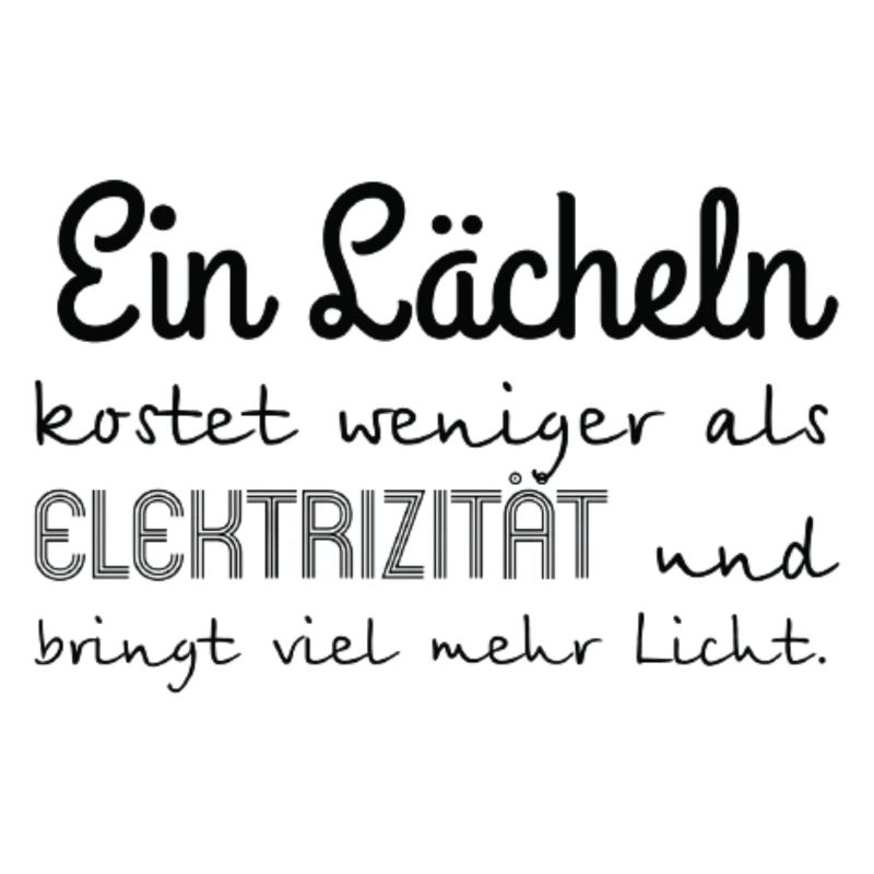 Lächeln
