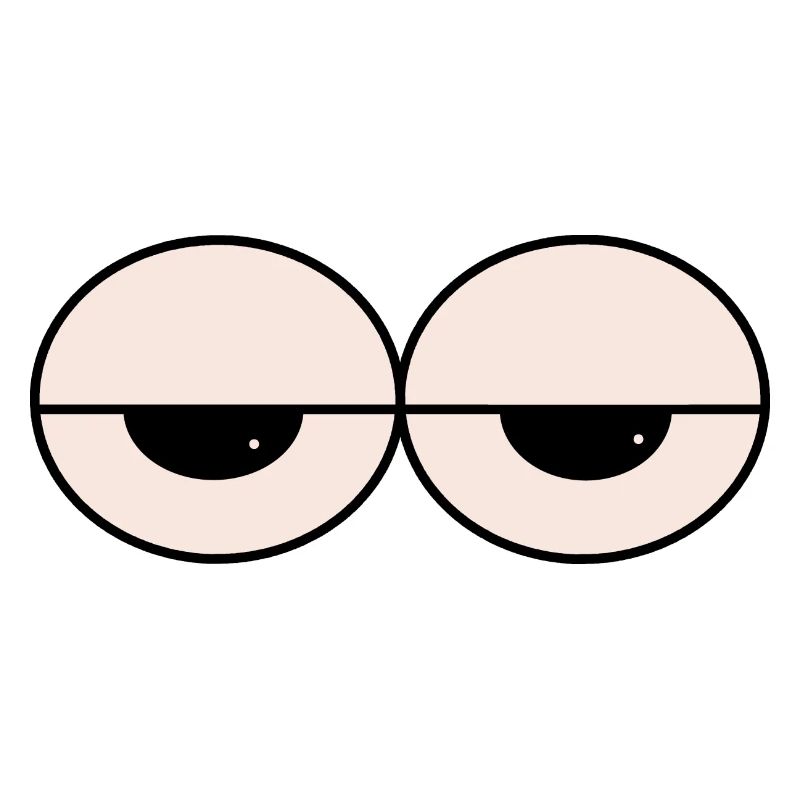 Schlummernde Augen Minimalstil