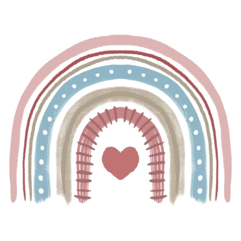 Regenbogen Boho