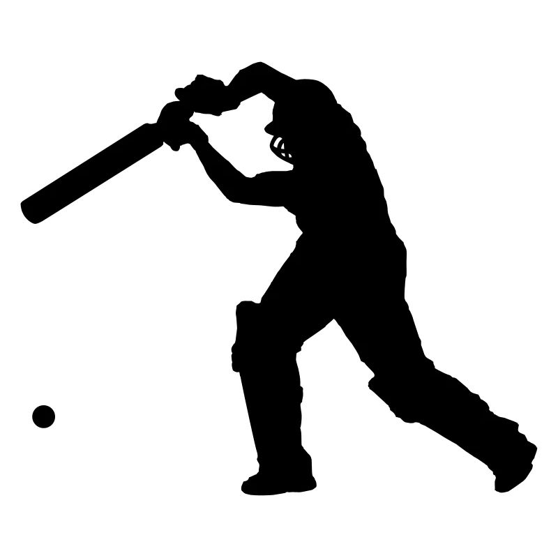 Cricket Player 2 (Vector)