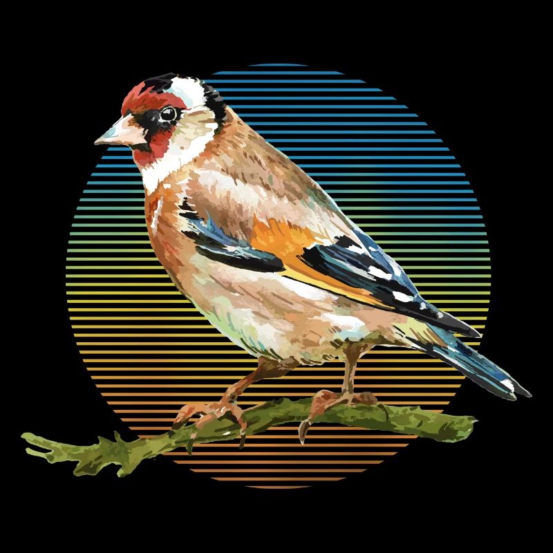 Bunter Vogel