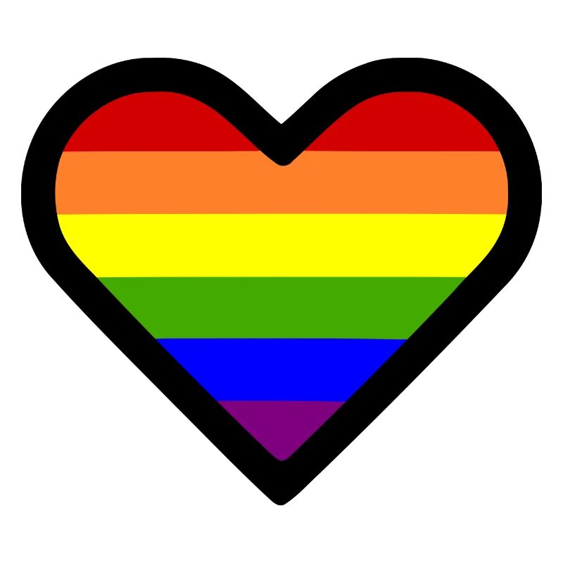 Lgbt Regenbogen herz