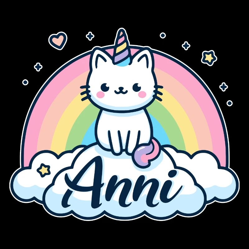 Anni Last name First name Unicorn cat