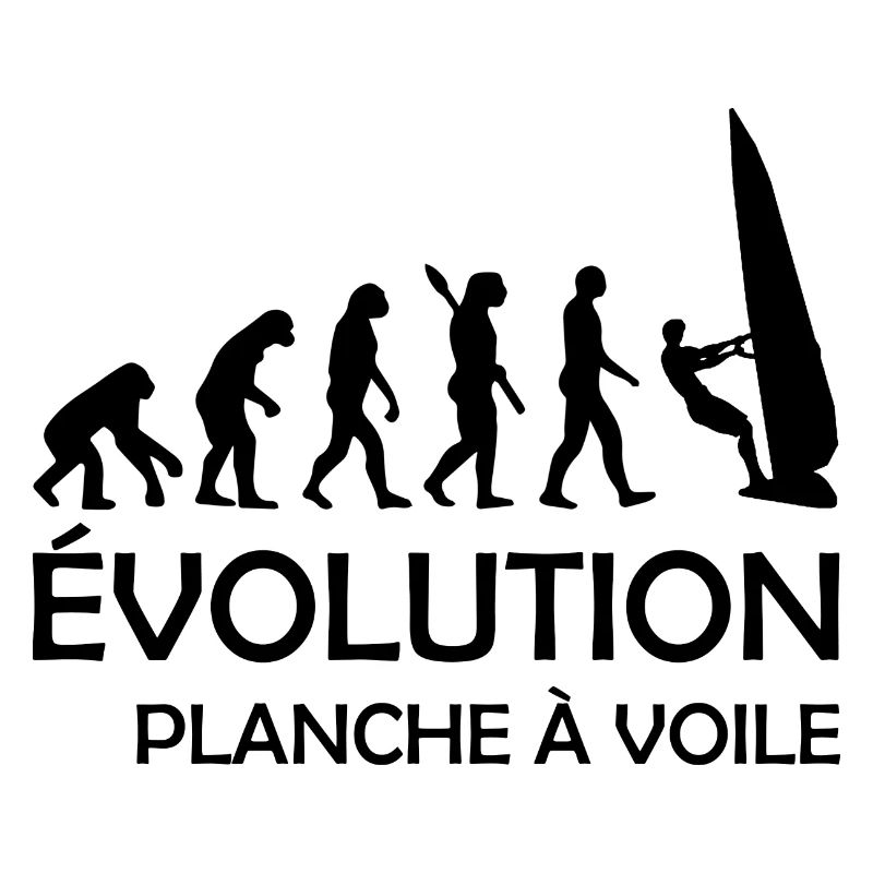 évolution planche à voile / humour planche à voile