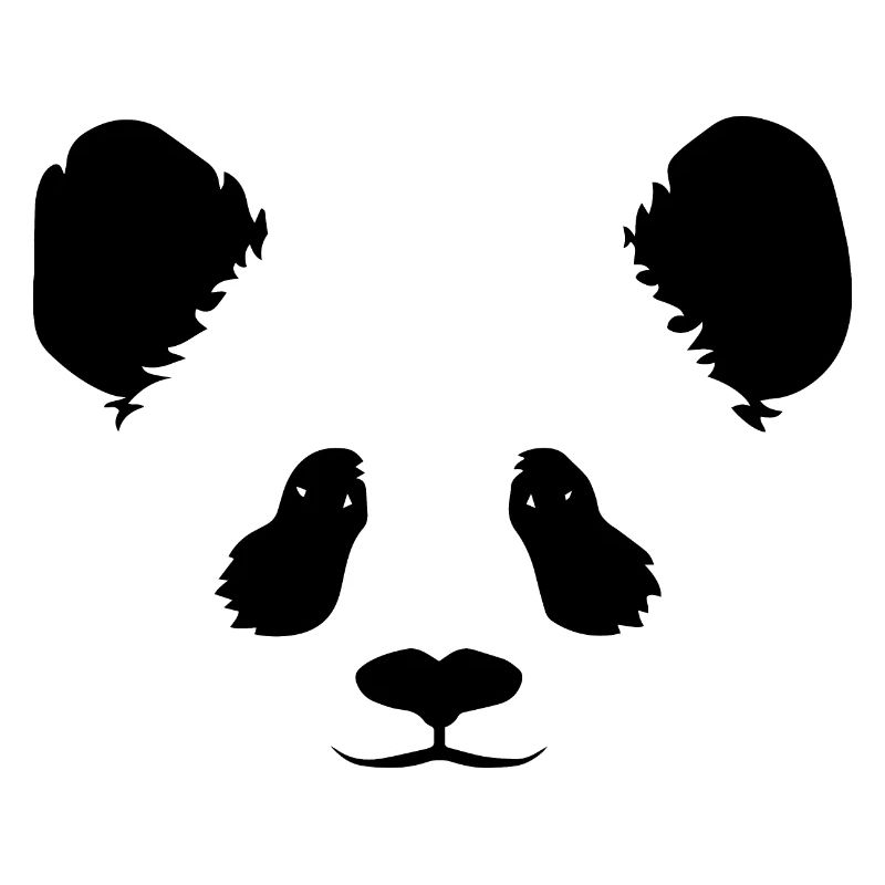 Visage de panda