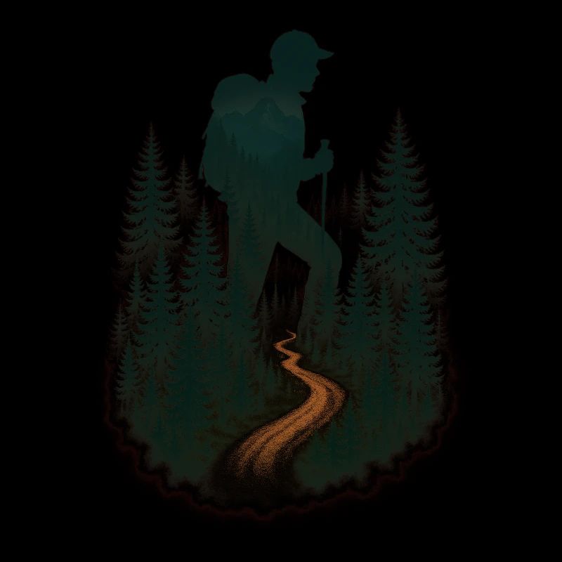 Cool hiker pattern - mountain hikes