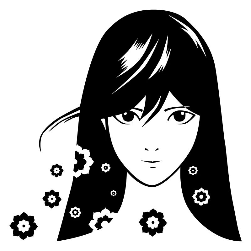 Mädchen Comic
