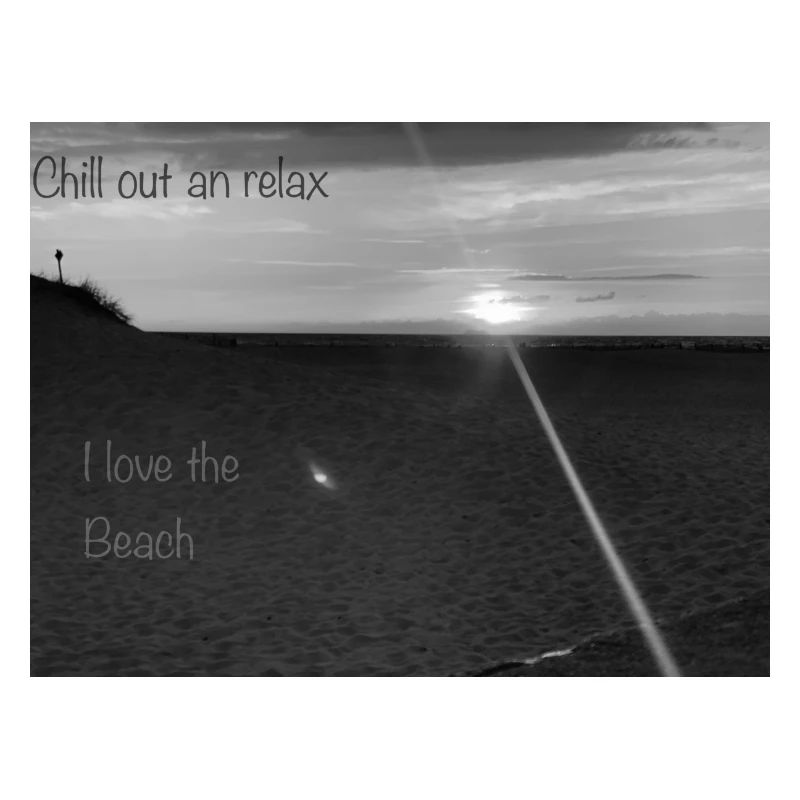 Plage Noir et Blanc
