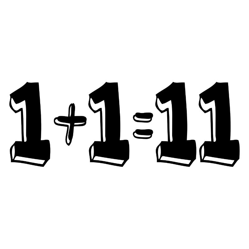 1 plus 1 égal 11