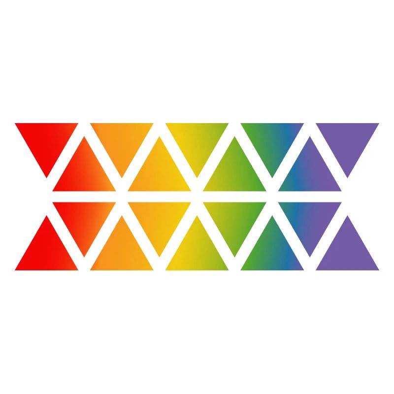 LGBT lgbtqi queer rainbow triangles
