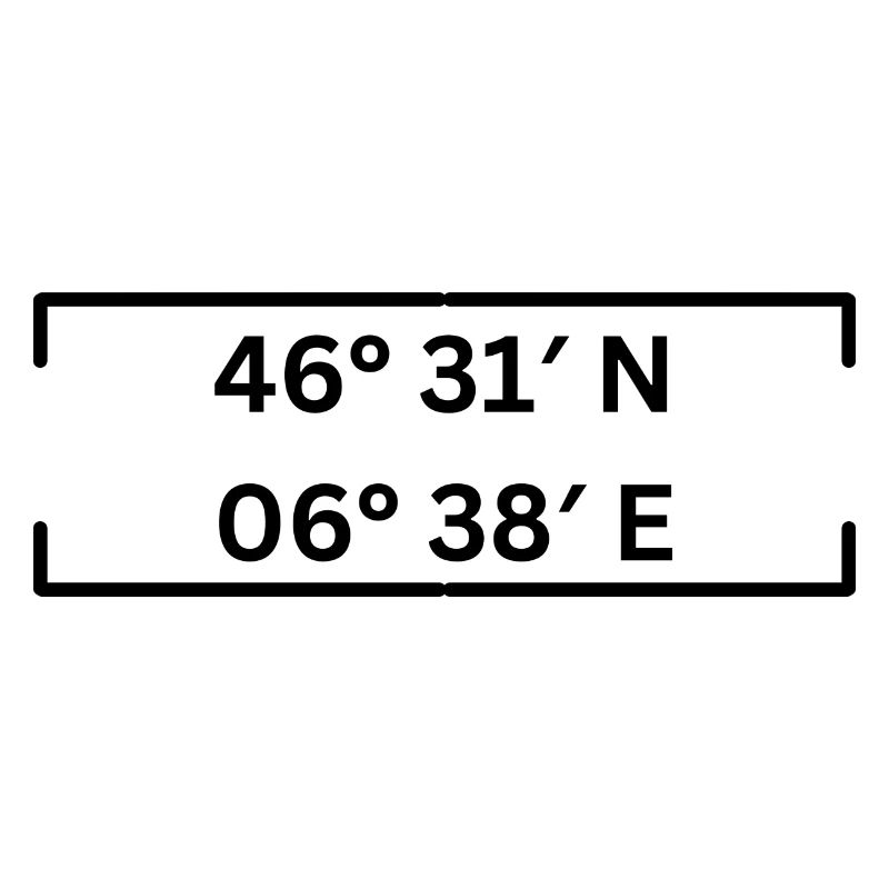 Coordinates Lausanne Minimalist