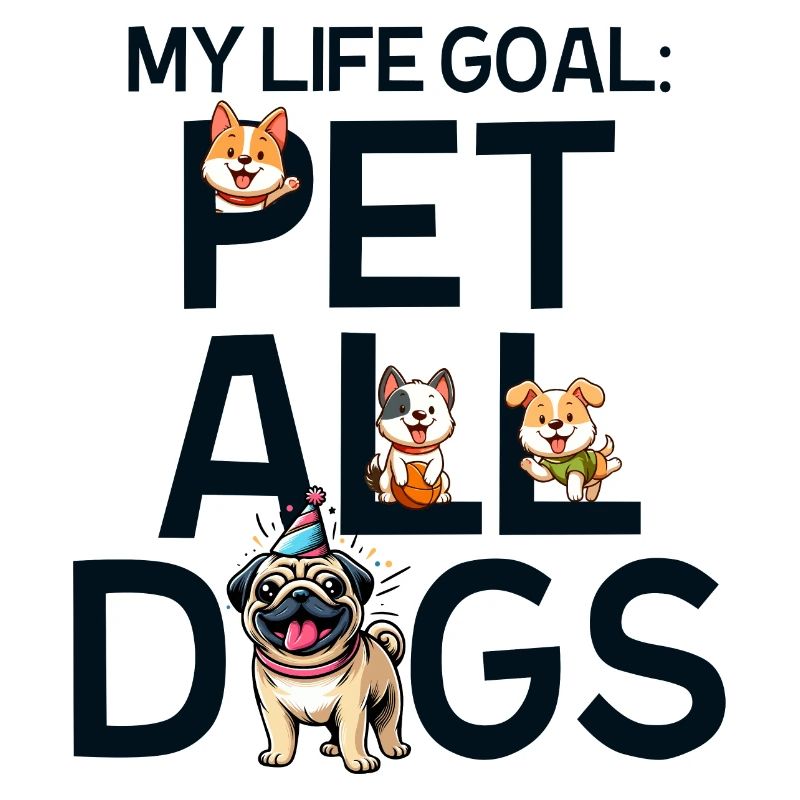 Mon objectif de vie est d’caresser tous les chiens