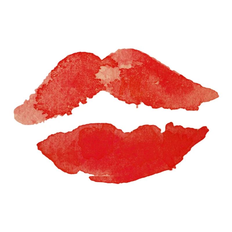 Mund Lippen Rot Kuss Geschenk Geschenkidee