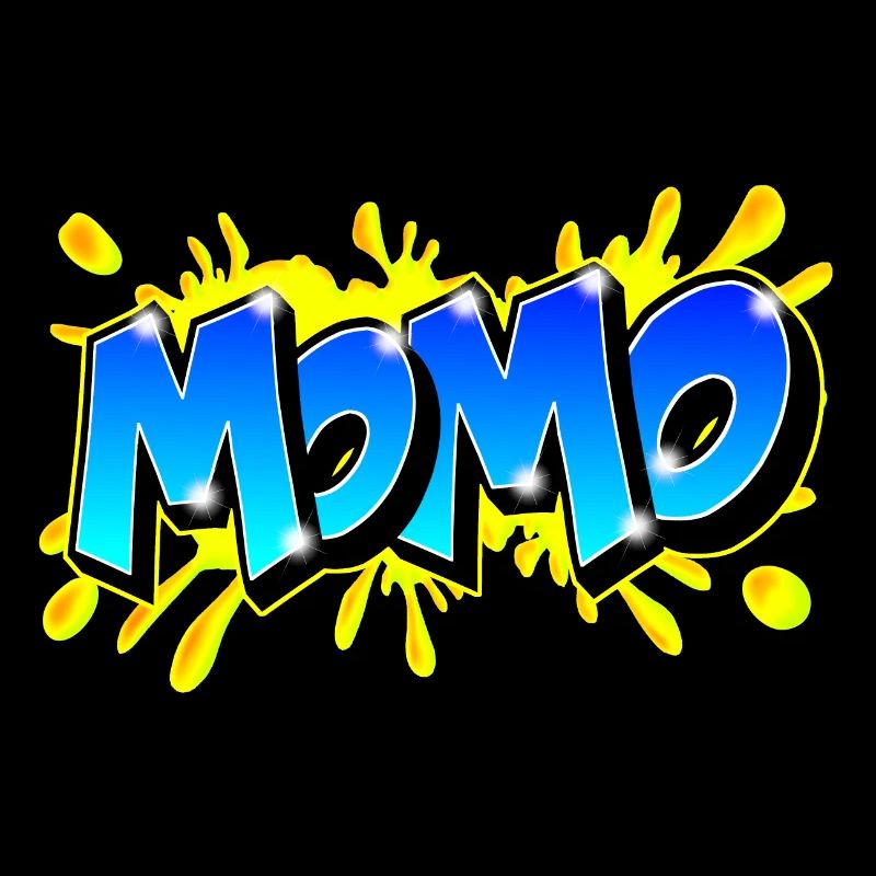 Graffiti Name MOMO printable on evrything