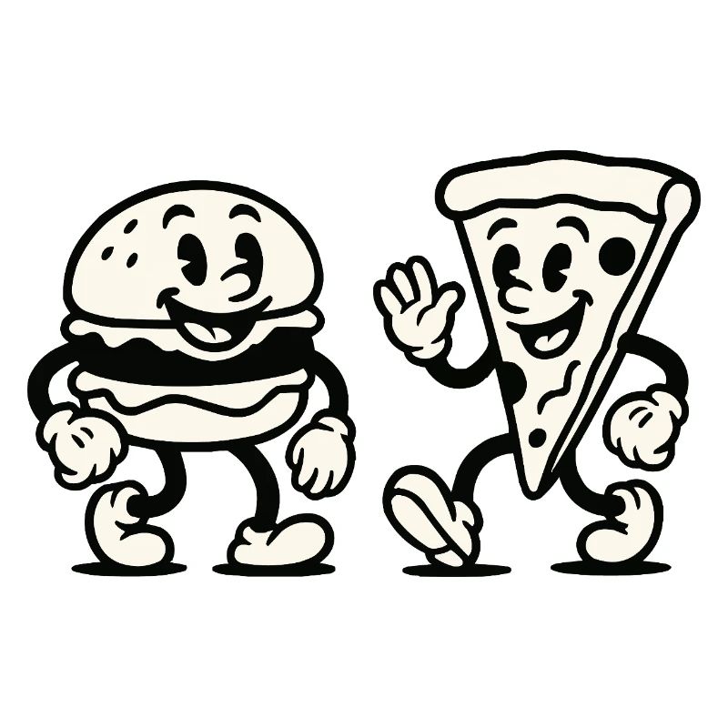 Burger Pizza Bande dessinée