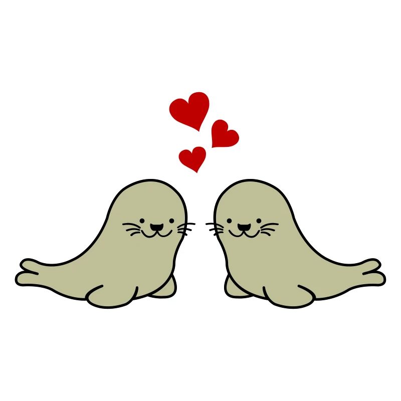 phoques amoureux
