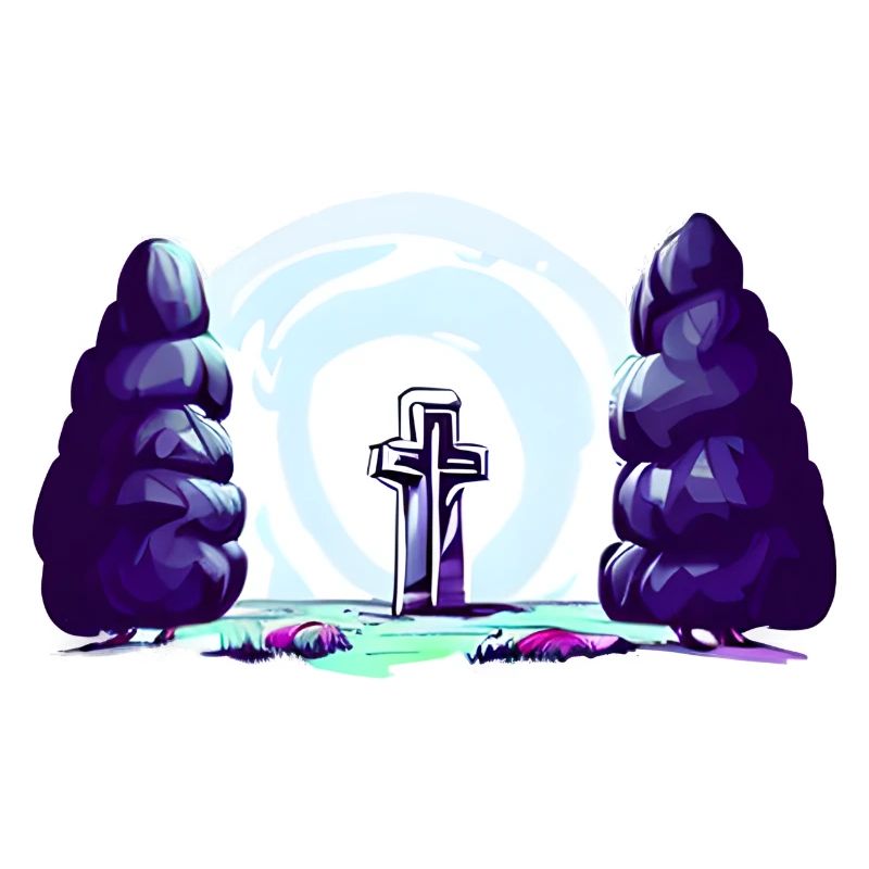 Cross between trees