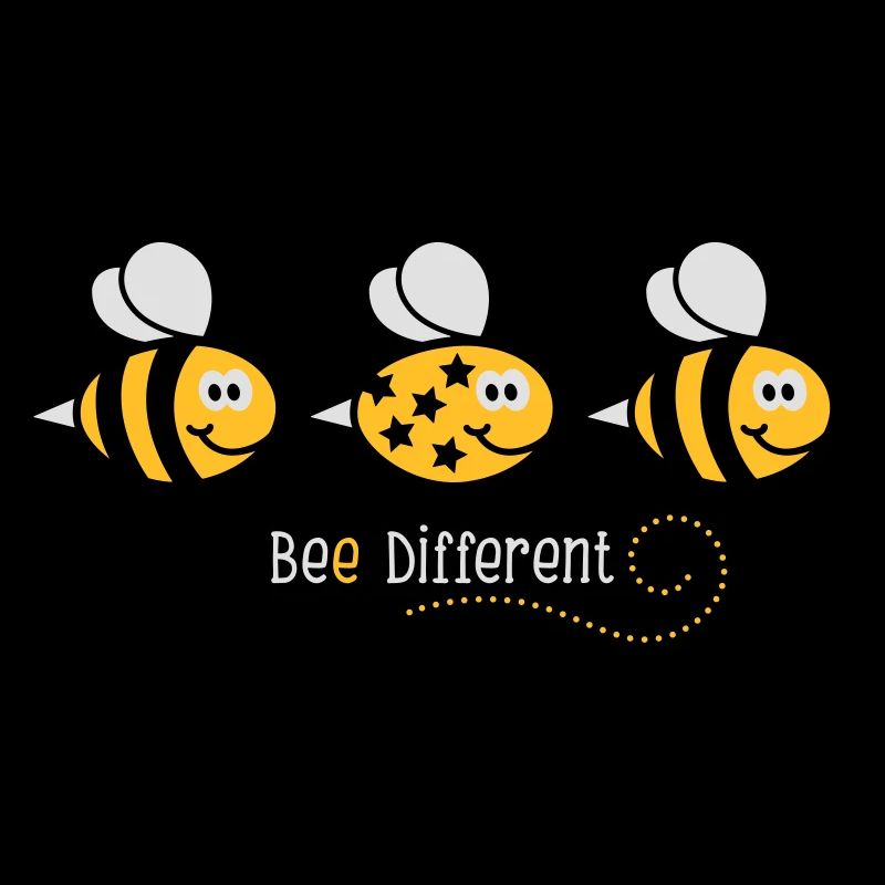 Be different - be yourself - Biene - Bee - 3C