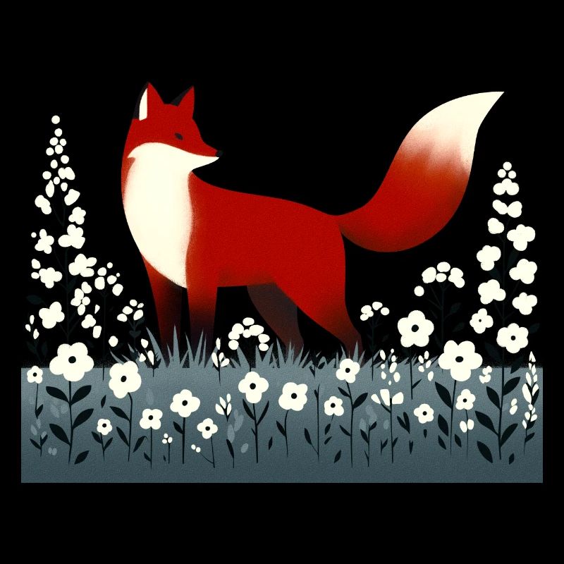 Fuchs in Blumenwiese
