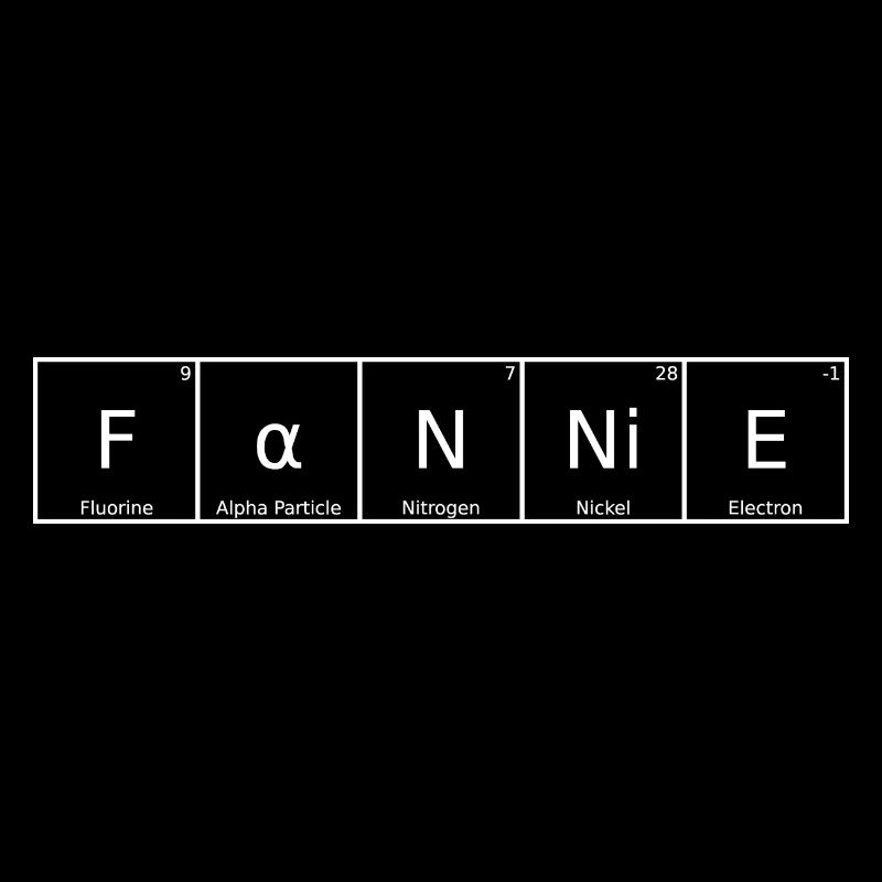 Fannie Name First Name Chemistry Periodic Table Elements