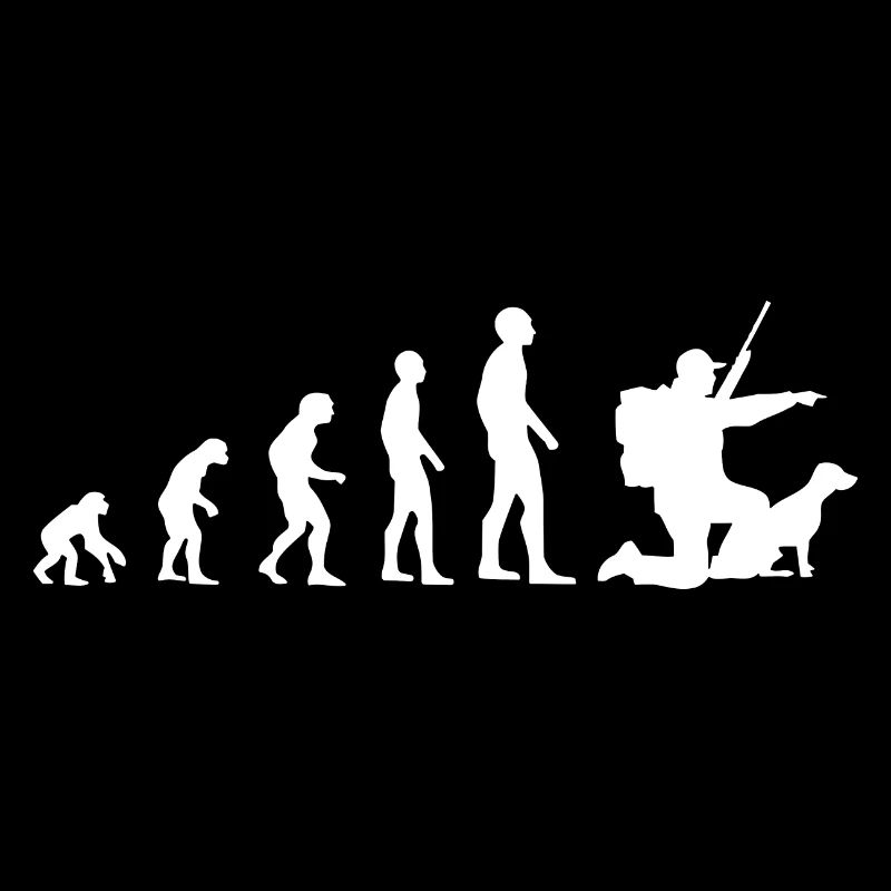 Evolution Hunting Man Humor Hunter Funny