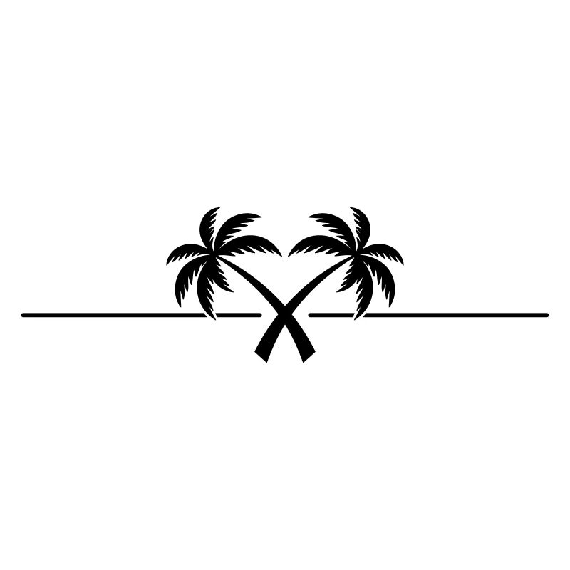 Palm Tree Symbol Island