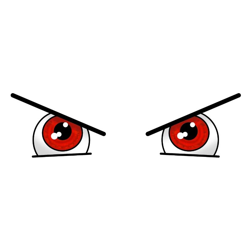 Yeux rouges pour Halloween