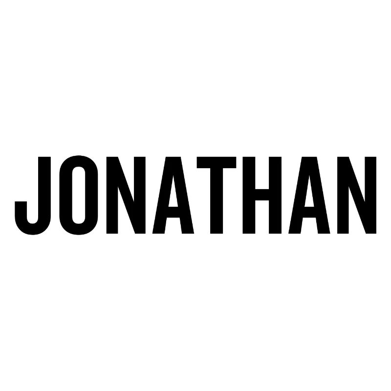 Jonathan Custom Name Font Text Birthday