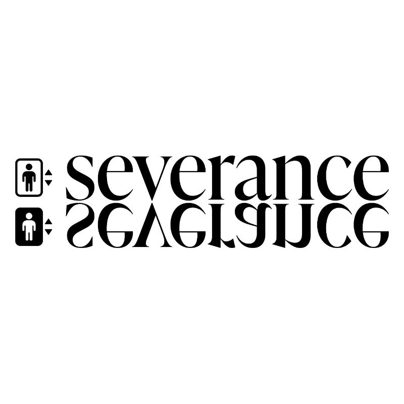 Severance Typo Print with Elevator
