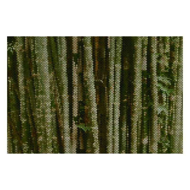 Forest Camouflage Grid Pattern