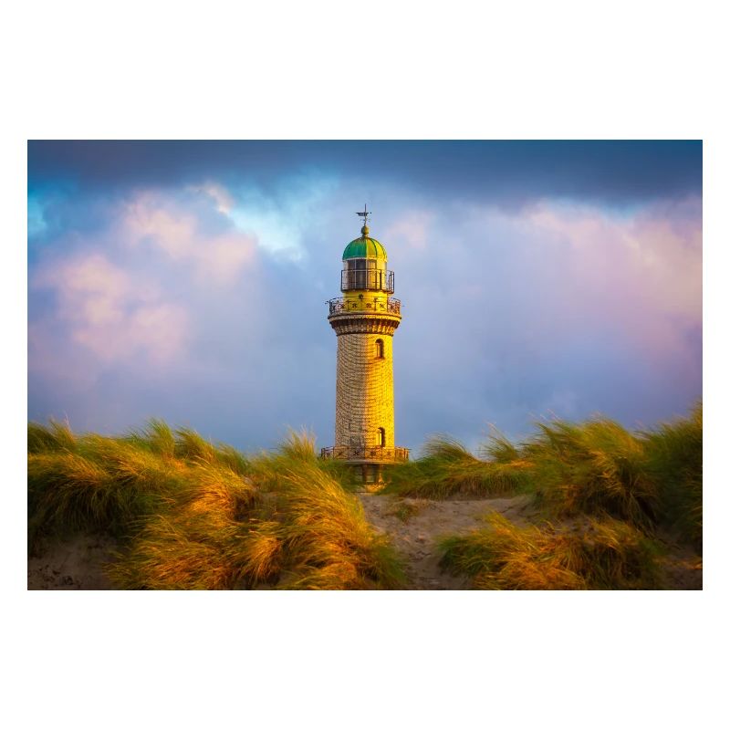 Warnemünde Lighthouse in the evening