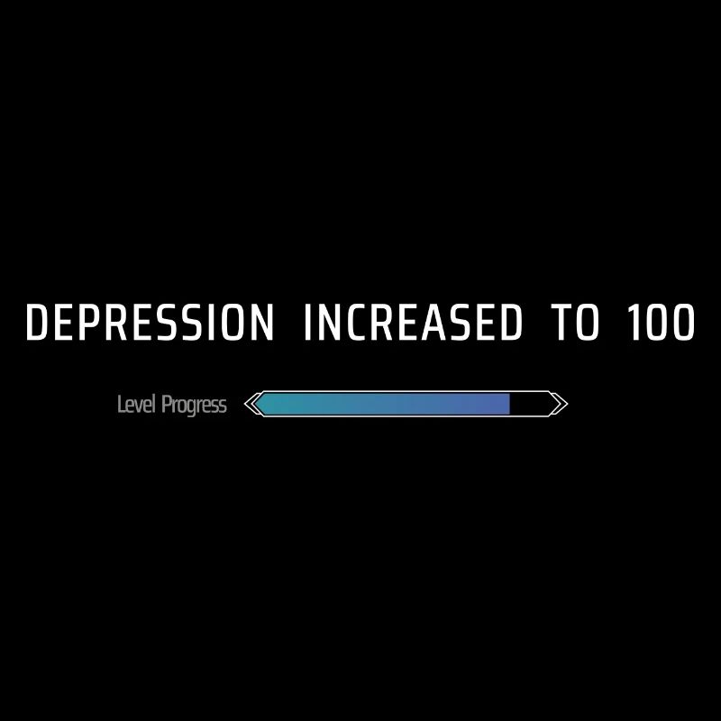 Depression auf 100 erhöht
