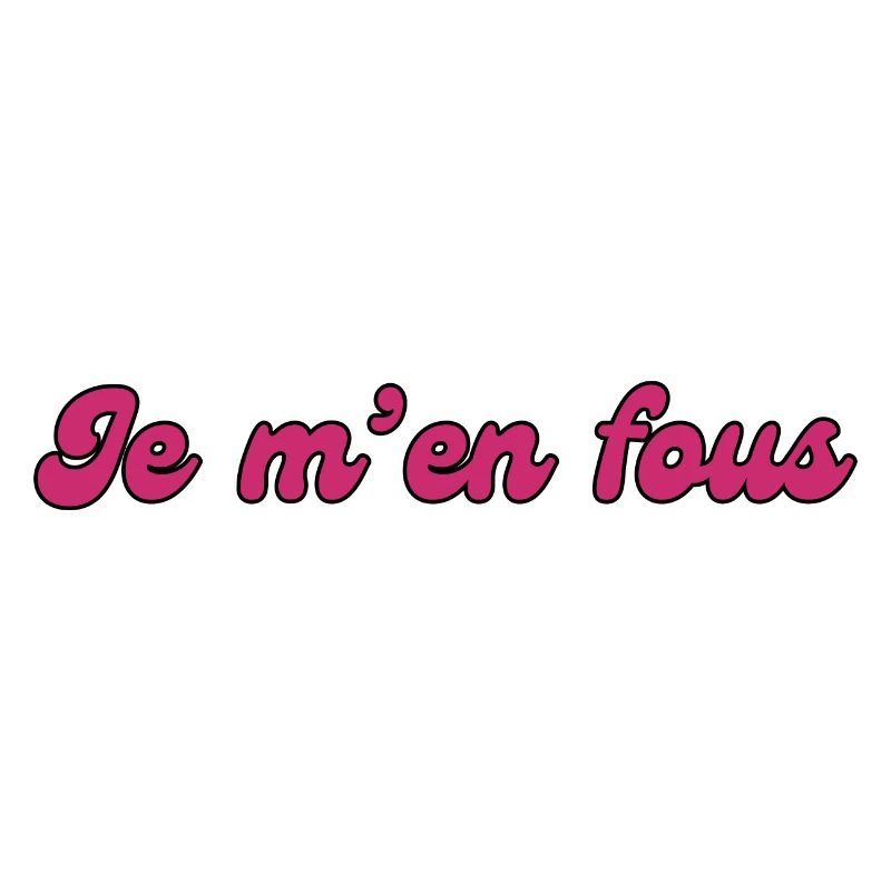 I Don't Care - Zitat Geschenkidee