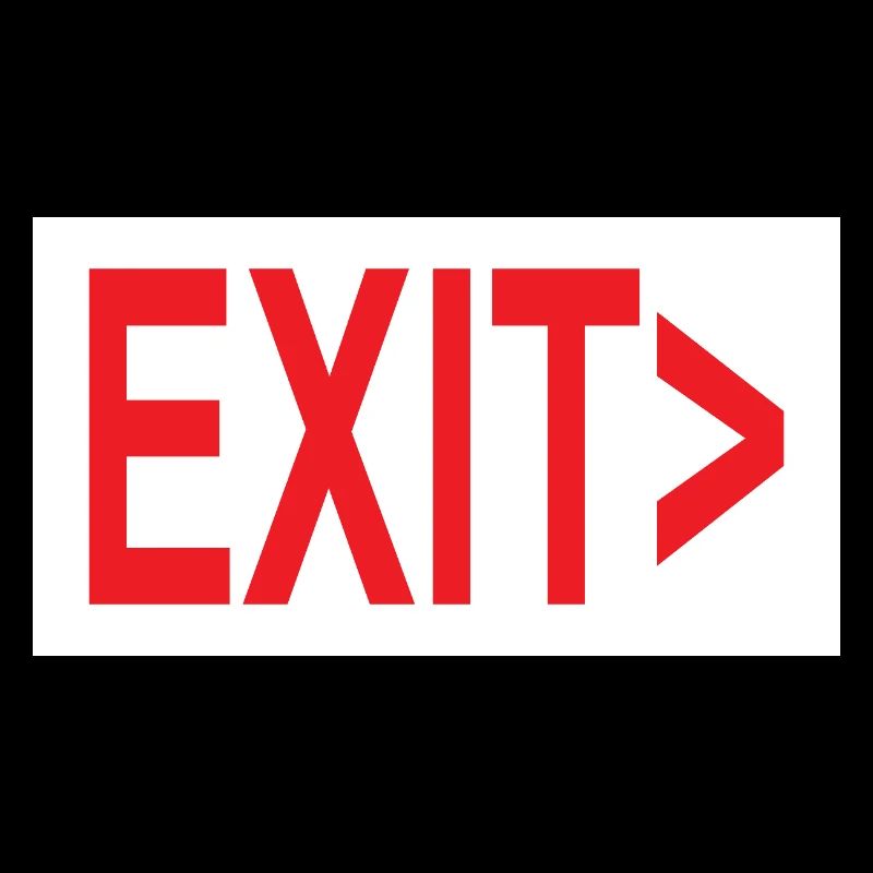 Exit / Exit / Emergency Exit