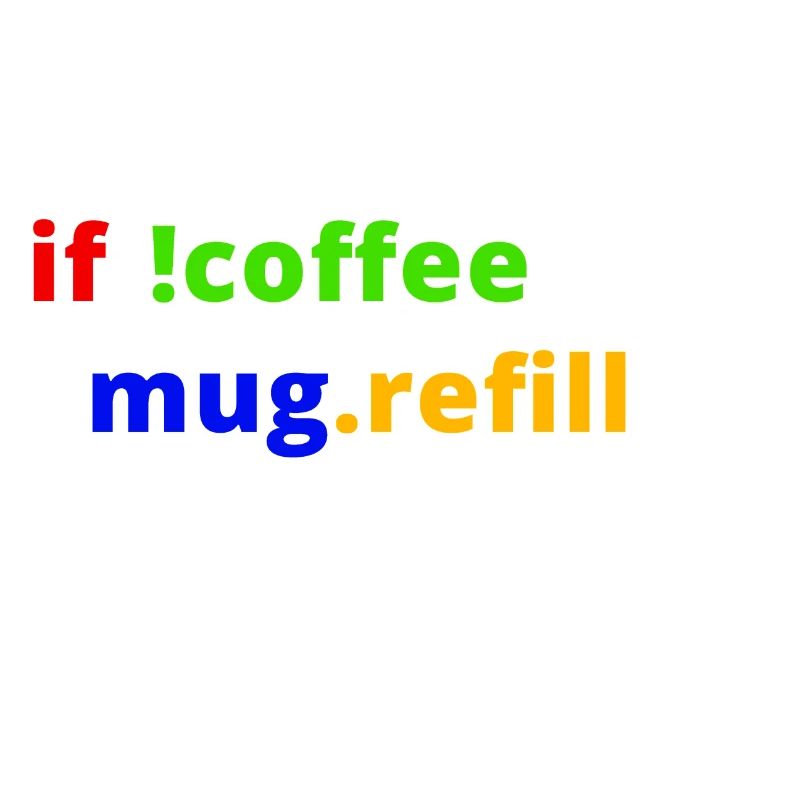 Programmer Admin IT Code Kaffee EDV Informatik