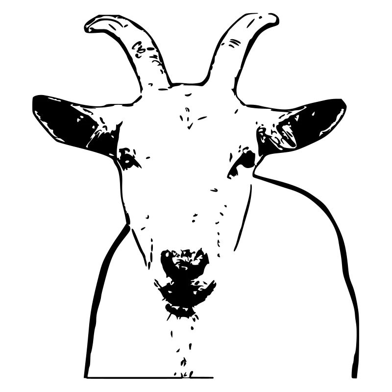 goat outlined