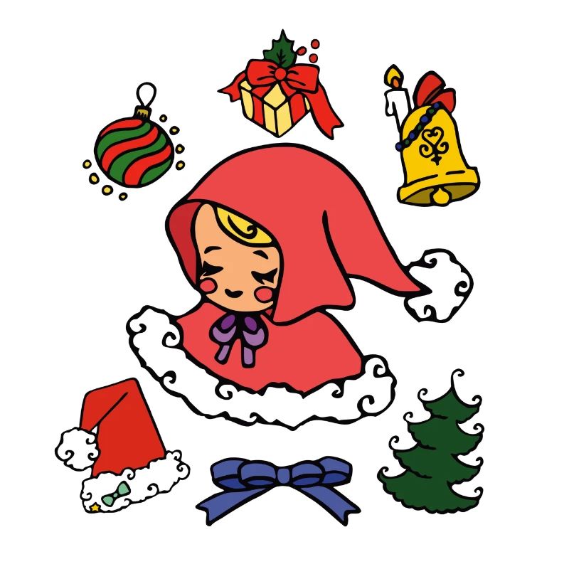 Douce image de Noël avec l’Enfant Jésus, arbre de Noël