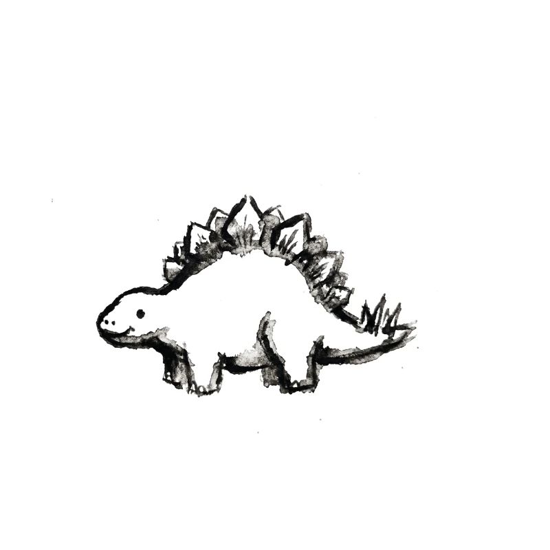 Friendly Stegosaurus