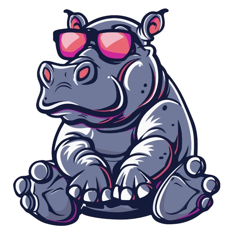 Hippo Comic Cool