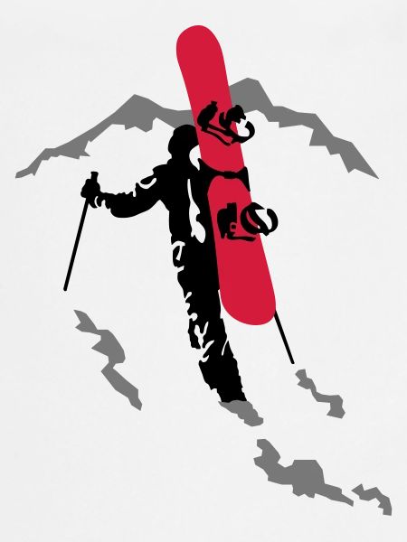 de snowboard freeride