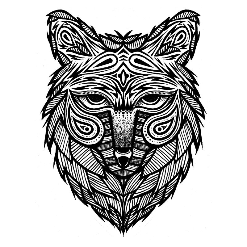 wolf head - tête de loup - Édition limitée