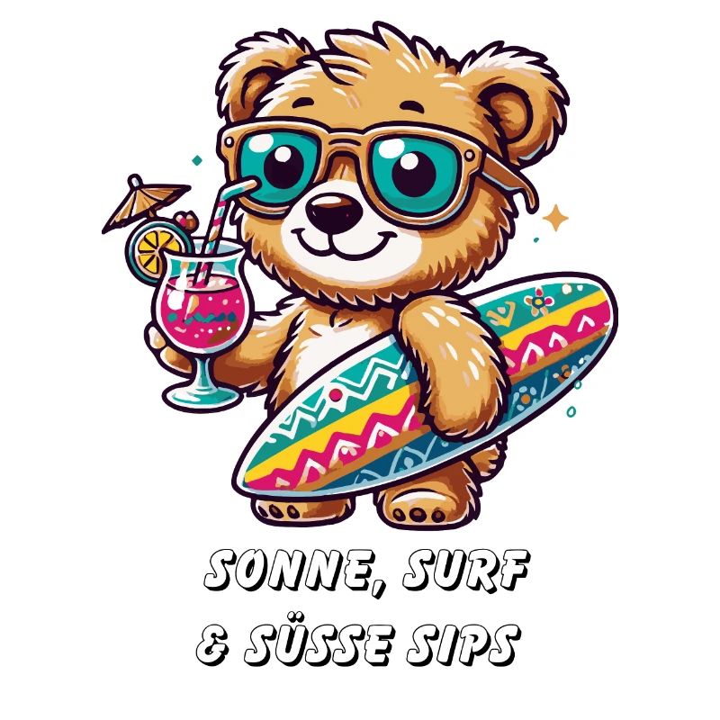 Summer Surf Bear – Détendu et cool !