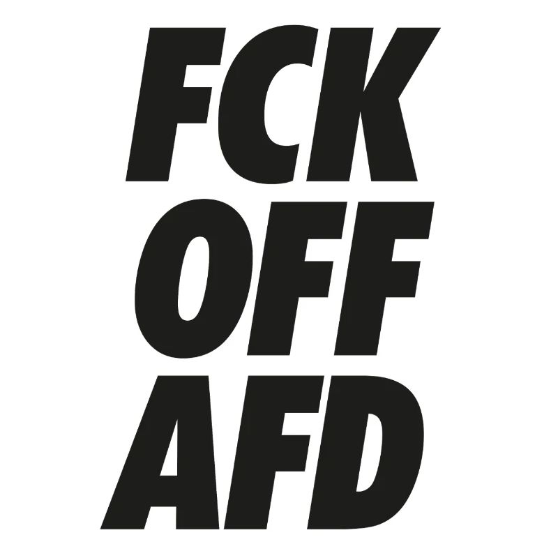 FCK OFF AFD Chemise de protestation
