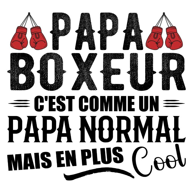 Papa Boxer Humor Coach Boxer Geschenk