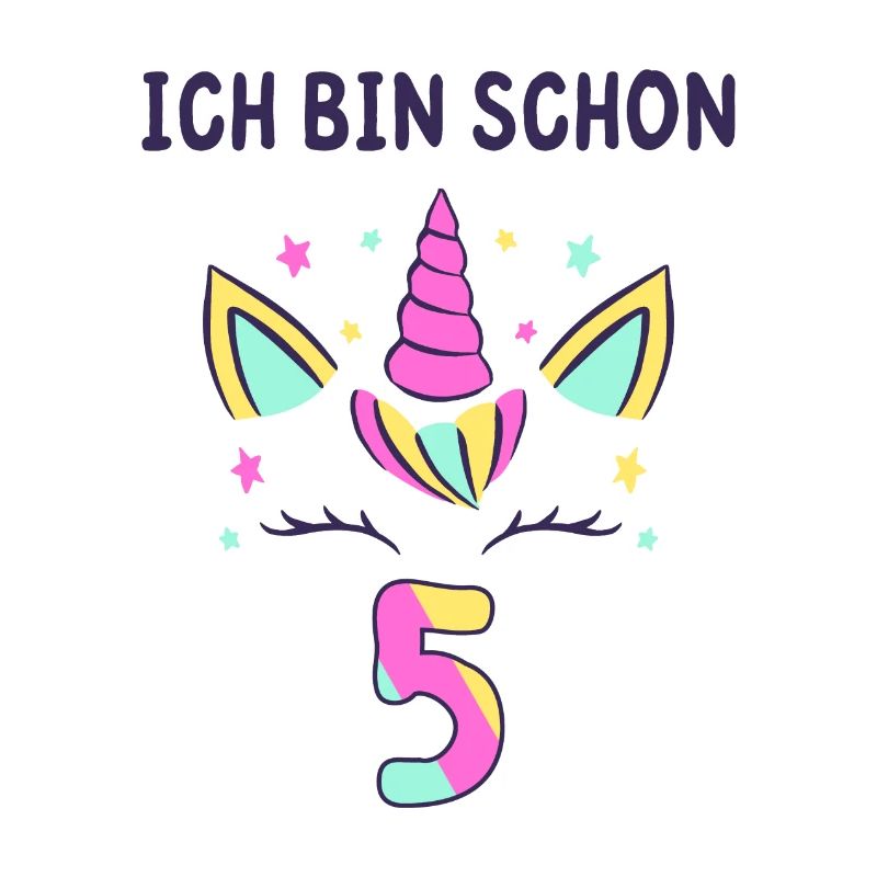 Ich bin schon 5 Einhorn
