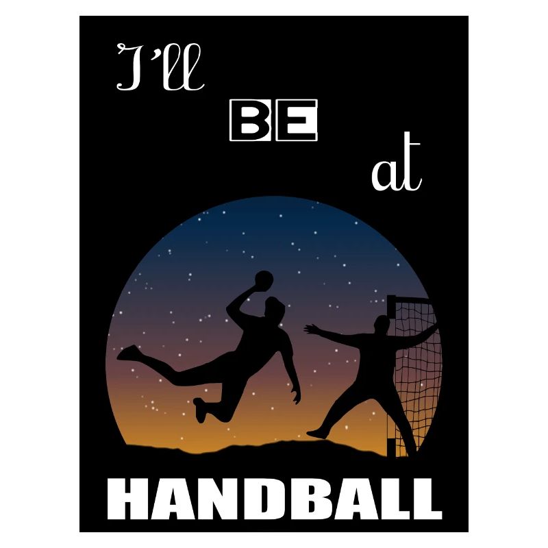 Ich werde bei Handball sein