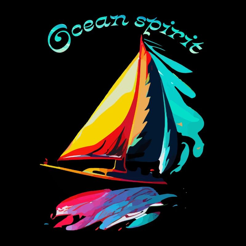Geist des Ozeans. Segelschiff
