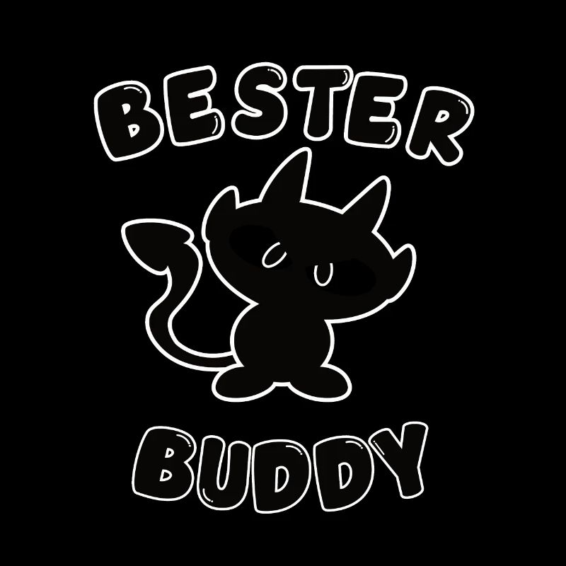 cooles bester Buddy Design mit Teufelchen
